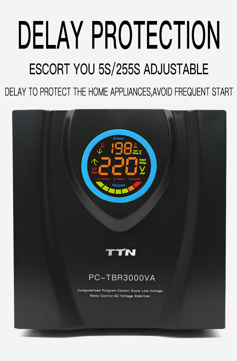 PC-TCR500VA-15K 80V 8000VA High Quality Nullam Control intentione Stabilizer